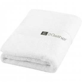 Charlotte badhanddoek 50 x 100 cm van 450 g/m² katoen-Wit