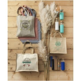 Chennai cadeautas 16 L - jute - Oeko-tex - handvatten - klittenbandsluiting