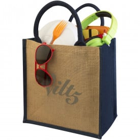 Chennai cadeautas 16 L - jute - Oeko-tex - handvatten - klittenbandsluiting