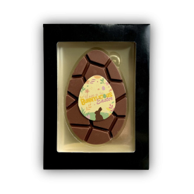 Choco paasei - melk - met paasdesign