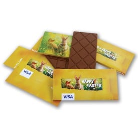 Chocolade reep - 100 gram - melk - gepersonaliseerde wikkel
