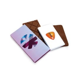 Chocolade reep - 100 gram - melk - gepersonaliseerde wikkel