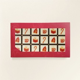 Chocolade Giftbox Sint - 18 blokjes