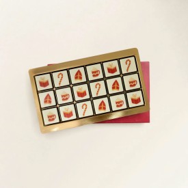 Chocolade Giftbox Sint - 18 blokjes