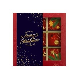 Chocolade Giftbox Kerst - 9 blokjes