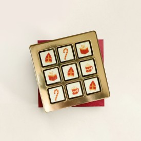 Chocolade Giftbox Sint - 9 blokjes