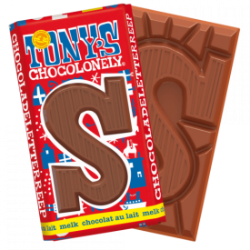 Chocolade letterrepen S onbedrukt-Melk