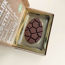 Chocolade paasei 95g | verzenddoos-Melk
