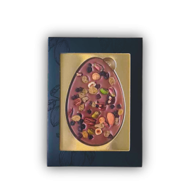 Chocolade paasei met notenmix 120g