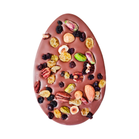 Chocolade paasei met notenmix 120g-N.v.t.
