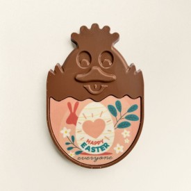Chocolade paaskuiken roze | 175g-N.v.t.