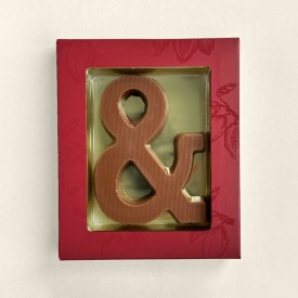 Chocolade symbool - melk - 80 gram - onbedrukt