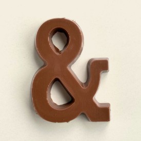 Chocolade symbool - melk - 80 gram - onbedrukt
