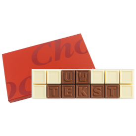 Barry Callebaut Chocotelegram® - melk/wit - 7 t/m 60 blokjes