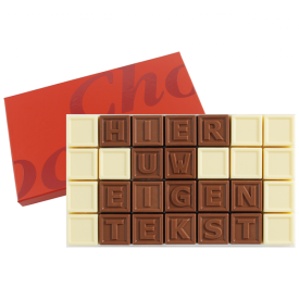 Barry Callebaut Chocotelegram® - melk/wit - 7 t/m 60 blokjes