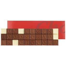 Barry Callebaut Chocotelegram® - melk/wit - 7 t/m 60 blokjes