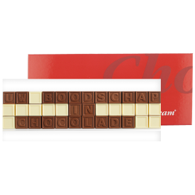 Barry Callebaut Chocotelegram® - melk/wit - 7 t/m 60 blokjes