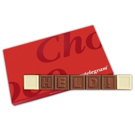Barry Callebaut Chocotelegram® - melk/wit - 7 t/m 60 blokjes