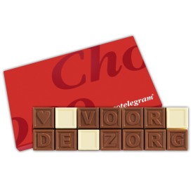 Barry Callebaut Chocotelegram® - melk/wit - 7 t/m 60 blokjes