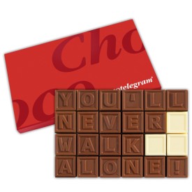 Barry Callebaut Chocotelegram® - melk/wit - 7 t/m 60 blokjes
