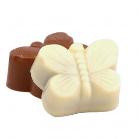 Chocolade Vlinder bonbons los-Wit