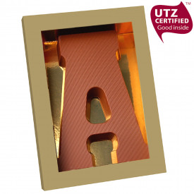 Chocoladeletter 200 gram A t/m Z-Wit
