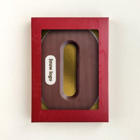Chocoladeletter - 200 gram - met marsepein - A t/m Z