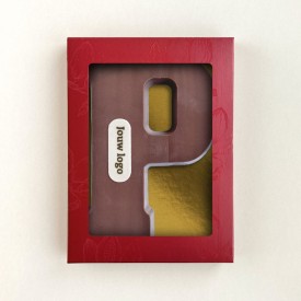 Chocoladeletter - 200 gram - met marsepein - A t/m Z