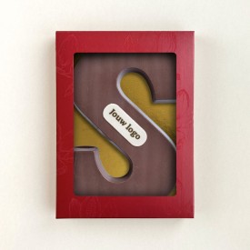 Chocoladeletter - 200 gram - met marsepein - A t/m Z
