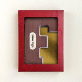 Chocoladeletter - 200 gram - met marsepein - A t/m Z