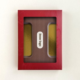 Chocoladeletter - 200 gram - met marsepein - A t/m Z
