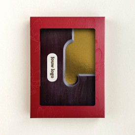 Chocoladeletter - 200 gram - puur met marsepein - A t/m Z