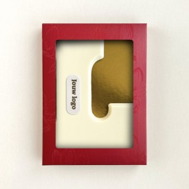 Chocoladeletter - 200 gram - wit met marsepein - A t/m Z