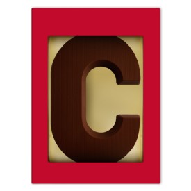 Chocoladeletter A t/m Z puur (200 g)