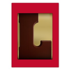 Chocoladeletter A t/m Z puur (200 g)
