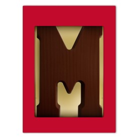 Chocoladeletter A t/m Z puur (200 g)