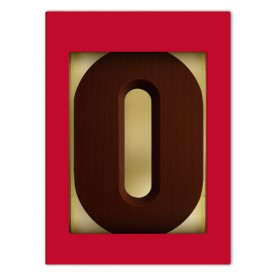 Chocoladeletter A t/m Z puur (200 g)