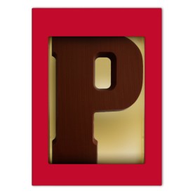 Chocoladeletter A t/m Z puur (200 g)