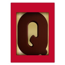 Chocoladeletter A t/m Z puur (200 g)
