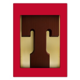 Chocoladeletter A t/m Z puur (200 g)