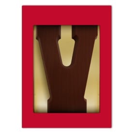 Chocoladeletter A t/m Z puur (200 g)