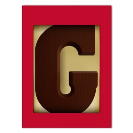 Chocoladeletter A t/m Z puur (200 g)