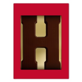 Chocoladeletter A t/m Z puur (200 g)