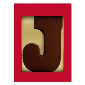 Chocoladeletter A t/m Z puur (200 g)