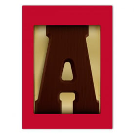 Chocoladeletter A t/m Z puur (200 g)-N.v.t.