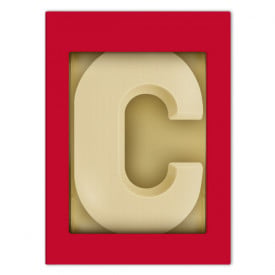 Chocoladeletter A t/m Z wit (200 g)
