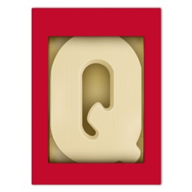 Chocoladeletter A t/m Z wit (200 g)