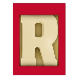 Chocoladeletter A t/m Z wit (200 g)