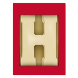 Chocoladeletter A t/m Z wit (200 g)