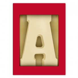 Chocoladeletter A t/m Z wit (200 g)-N.v.t.